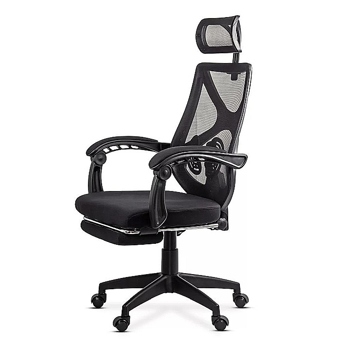 Scaun birou mesh OFF636, ergonomic, suport lombar, tetiera reglabila, mecanism asincron,100 kg [3]