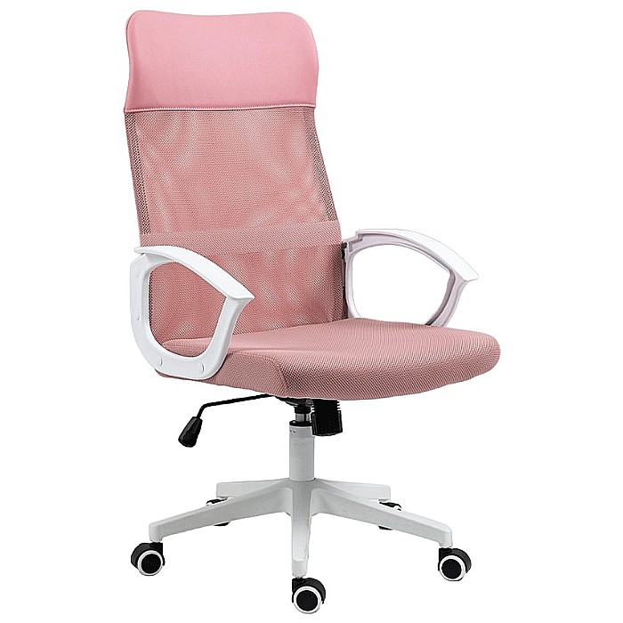 Scaun birou mesh SL Q026 roz [2]