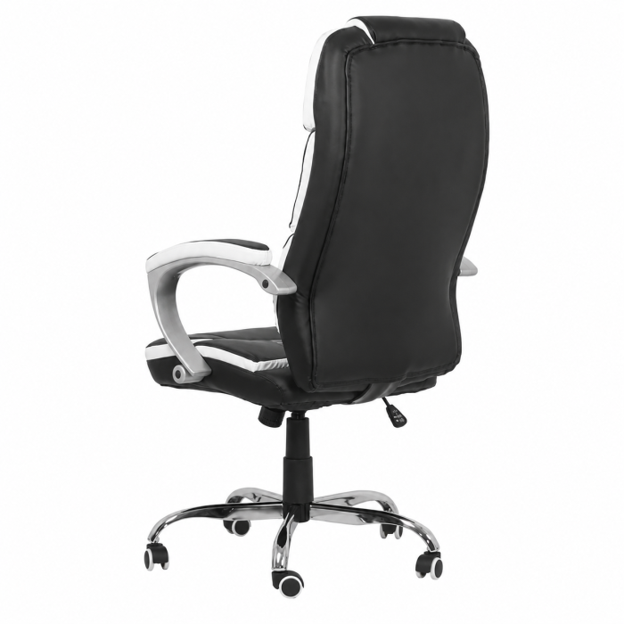 Scaun directorial OFF 357, piele ecologica, mecanism de balans, robust, 110 kg [4]