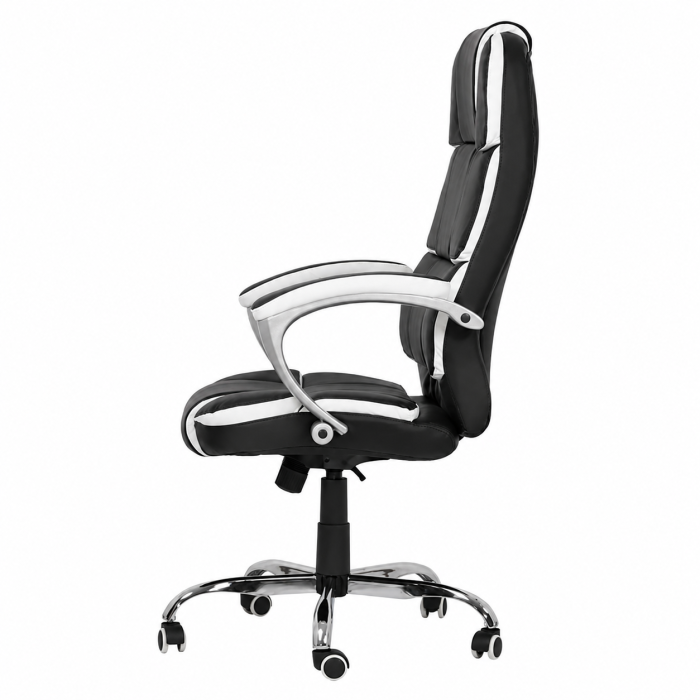 Scaun directorial OFF 357, piele ecologica, mecanism de balans, robust, 110 kg [5]