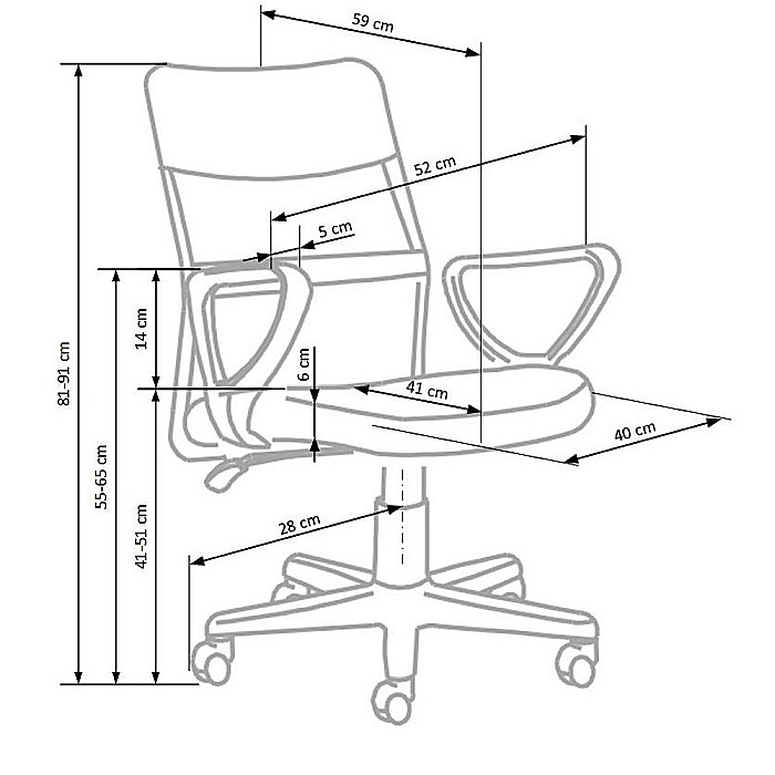 Scaun birou pentru copii cu plasa textila, HM Timmy, ergonomic, inaltime reglabila, structura polipropilena, rotativ, 120 kg, gri [8]