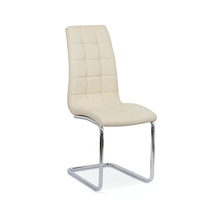 Scaun bucatarie BUC 231S, piele ecologica, cadru metalic tip sanie, 110 kg [1]