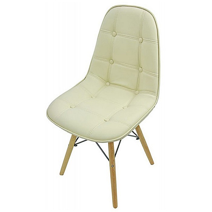 Scaun bucatarie si living BUC 232, piele ecologica, cadru lemn, 110 kg [2]