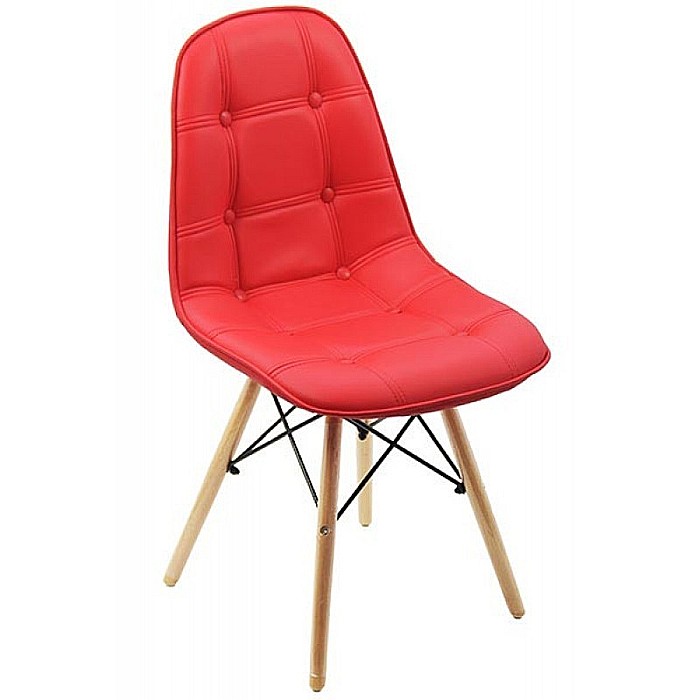 Scaun bucatarie si living BUC 232, piele ecologica, cadru lemn, 110 kg [2]