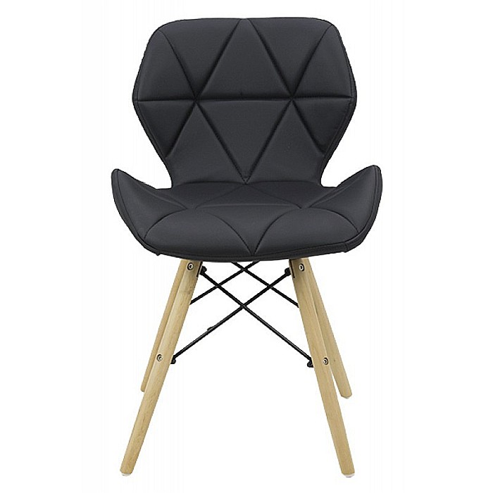 Scaun bucatarie si living BUC 241, ergonomic, piele ecologica, cadru lemn, 110 kg [2]