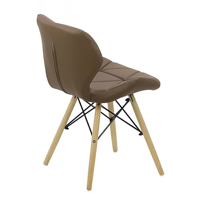 Scaun bucatarie si living BUC 241, ergonomic, piele ecologica, cadru lemn, 110 kg [2]