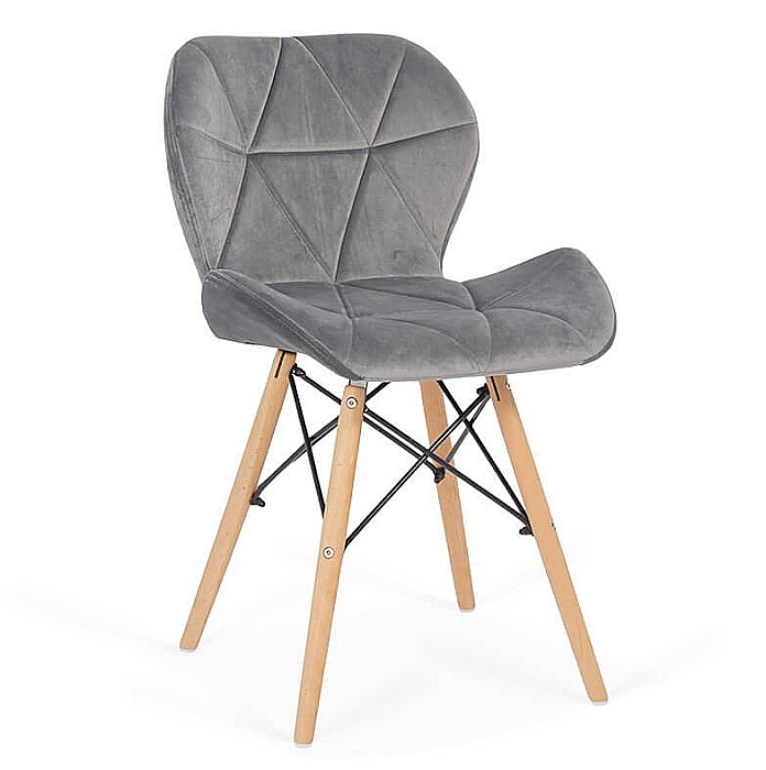Scaun bucatarie si living BUC 241V, ergonomic, catifea, baza lemn, 110 kg [1]
