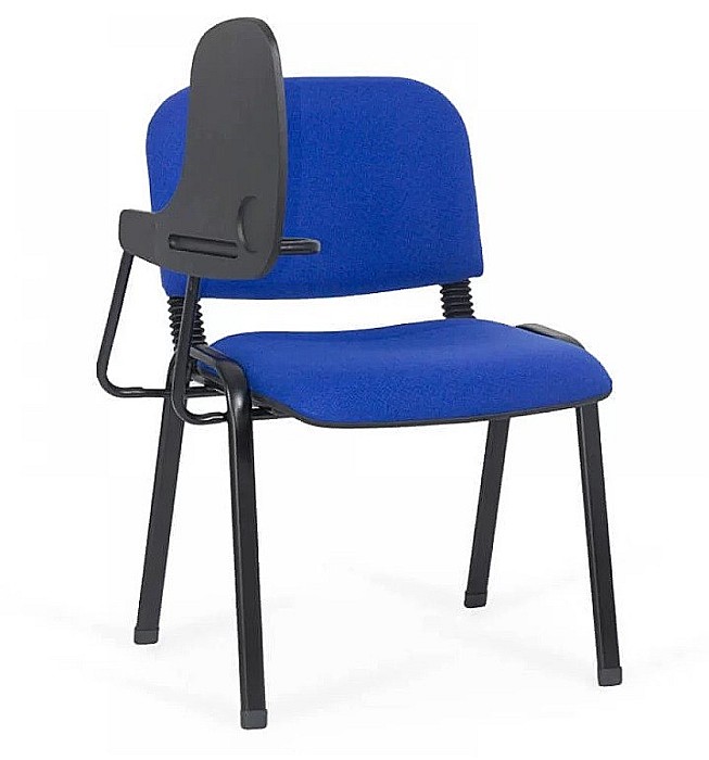 Scaun conferinta cu masuta rabatabila HRC 606, ergonomic, stofa, cadru metalic, 120 kg [3]