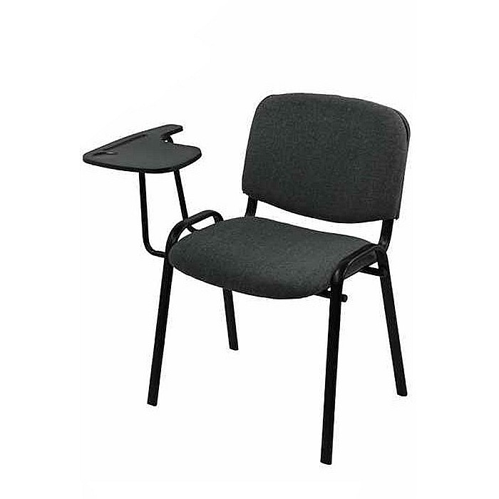 Scaun conferinta cu masuta rabatabila HRC 606, ergonomic, stofa, cadru metalic, 120 kg [3]