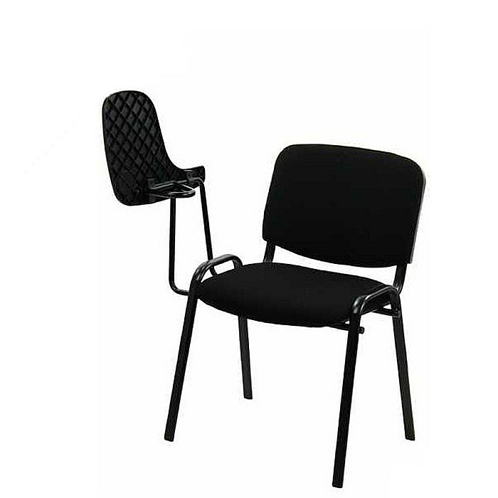 Scaun conferinta cu masuta rabatabila HRC 606, ergonomic, stofa, cadru metalic, 120 kg [4]