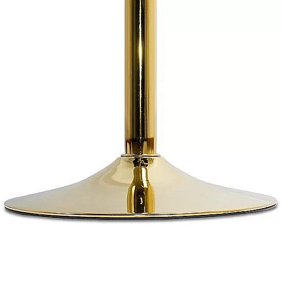 Scaun de bar ABS118, catifea, suport picioare, metal cromat auriu, rotatie 360 grade, 100 kg [6]