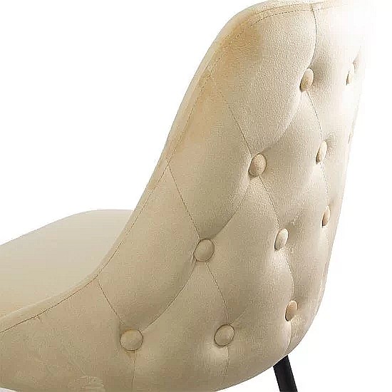 Scaun de bar fix, metalic, ABS143, cu tapiterie catifea, inalt, robust, 110 kg [2]