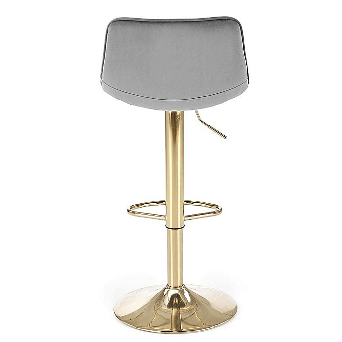 Scaun de bar HM H120 velvet Gri [11]