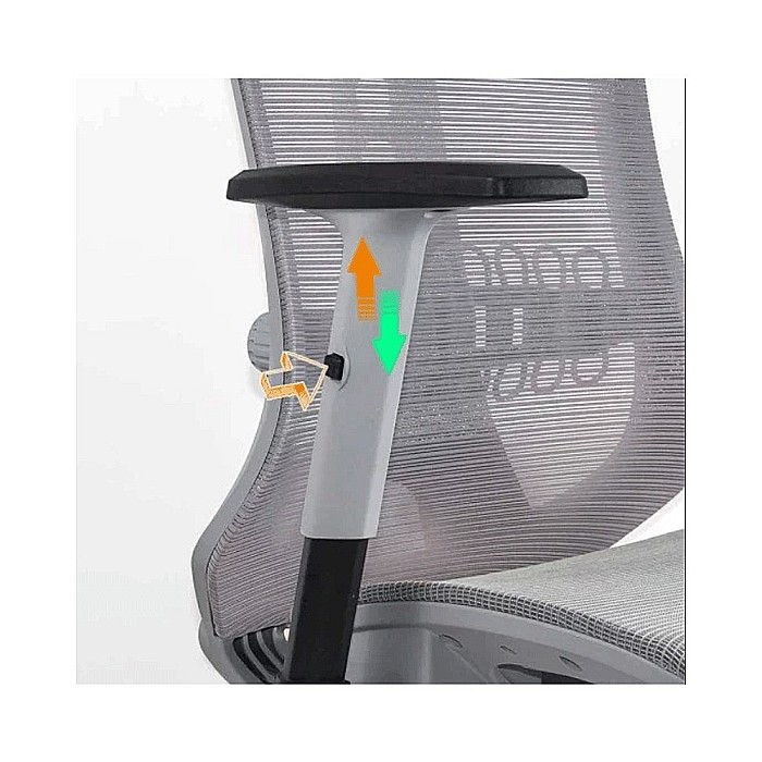 Scaun de birou ergonomic multifunctional SYYT 9510, mesh, suport lombar ajustabil, cotiere reglabile, baza metalica, 120 kg [5]