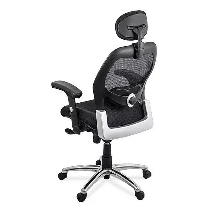 Scaun de birou ergonomic multifunctional SYYT 9513, suport lombar reglabil, mesh, cotiere reglabile, 150 kg [5]