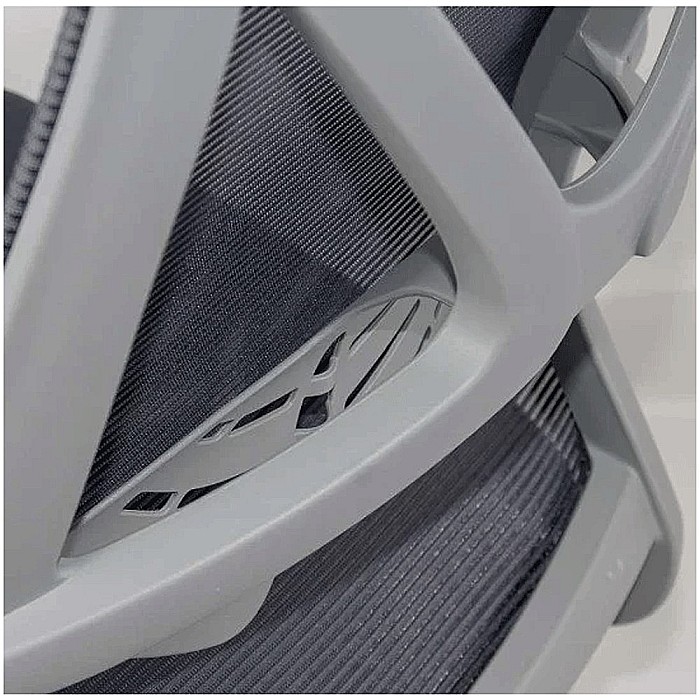 Scaun de birou ergonomic OFF 431, mesh, suport lombar, mecanism de inclinare, roti gumate, cadru polipropilena, 100 kg [4]