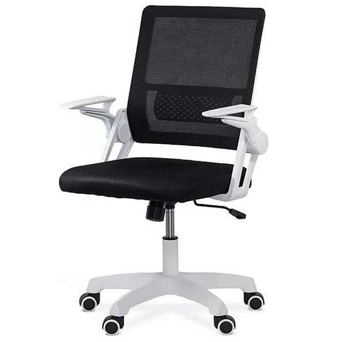 Scaun de birou ergonomic OFF 6261, mesh, cotiere rabatabile, inaltime reglabila, baza polipropilena, 80 kg [2]