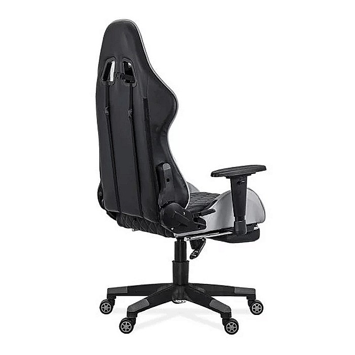 Scaun de birou OFF 307, gaming, spatar rabatabil, cotiere reglabile, mecanism de balans, 110 kg [2]
