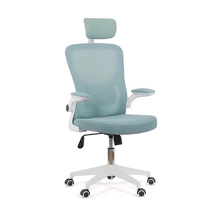 Scaun de birou OFF 336, mesh, suport lombar, tetiera ajustabila, cotiere reglabile, 100 kg [2]