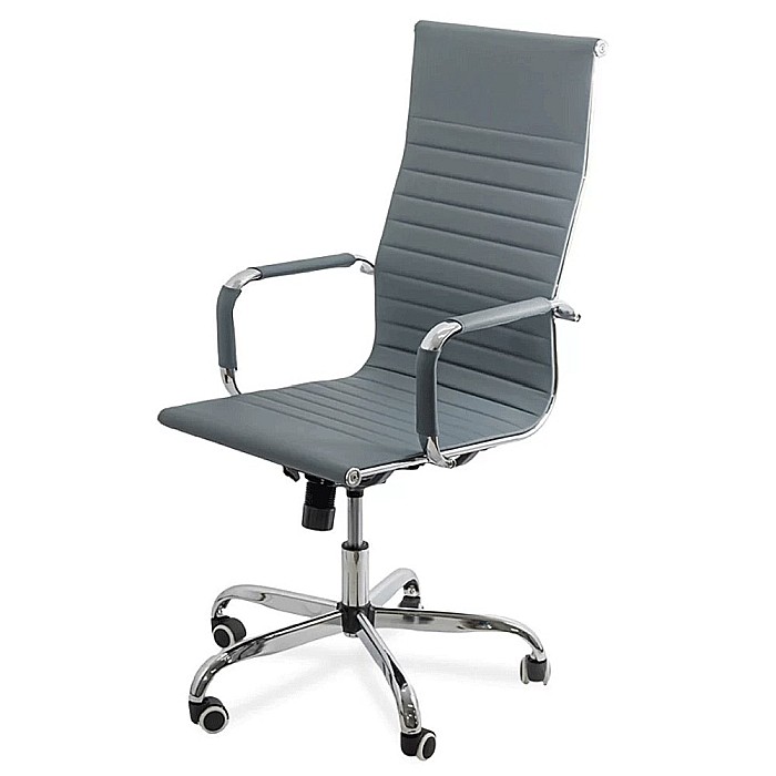 Scaun de birou OFF 802M, ergonomic, spatar inalt, mecanism balans, roti gumate, 100 kg [1]