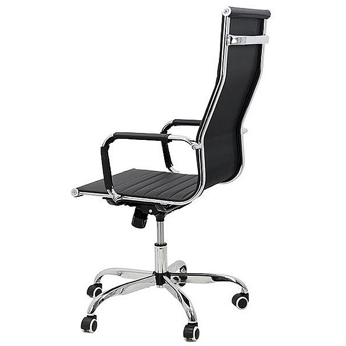 Scaun de birou OFF 802M, ergonomic, spatar inalt, mecanism balans, roti gumate, 100 kg [3]