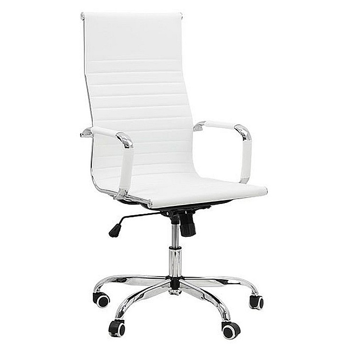 Scaun de birou OFF 802M, ergonomic, spatar inalt, mecanism balans, roti gumate, 100 kg [1]