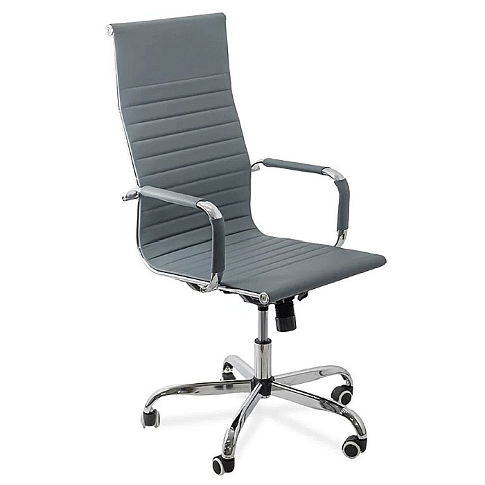 Scaun de birou OFF 802M, ergonomic, spatar inalt, mecanism balans, roti gumate, 100 kg [2]