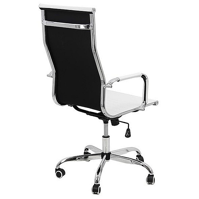 Scaun de birou OFF 802M, ergonomic, spatar inalt, mecanism balans, roti gumate, 100 kg [2]