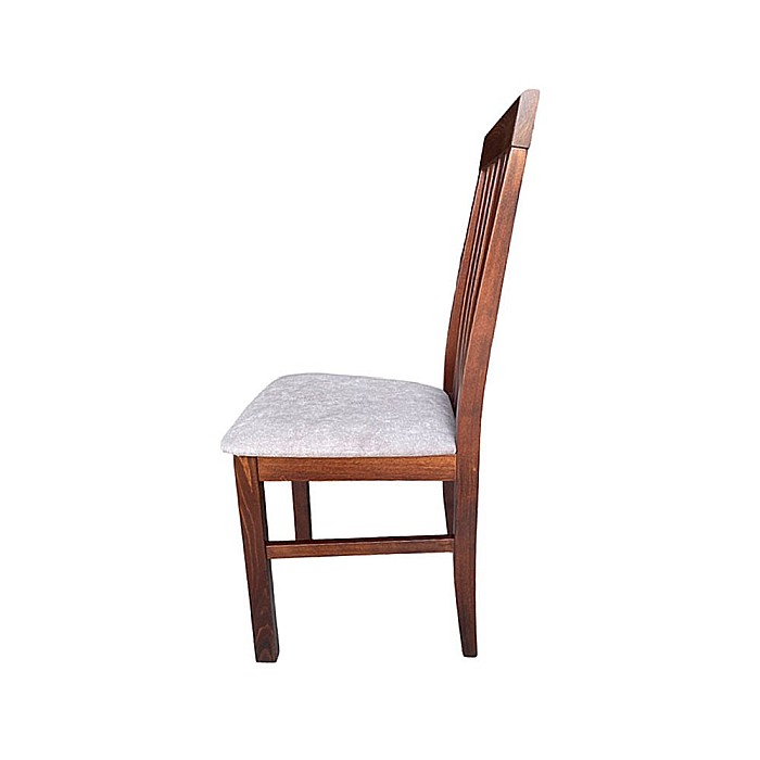 Scaun de living si bucatarie, DM1 Tilo din lemn masiv fag, tapiterie stofa, 120 kg, 96x43x40 cm, Nuc [3]