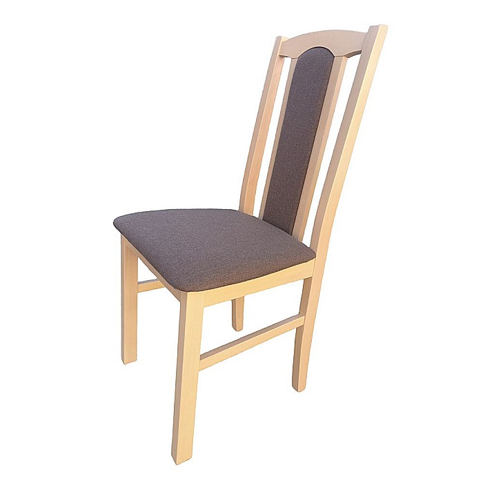Scaun de living si bucatarie, DM7 Boston, din lemn masiv fag, tapiterie stofa, 120 kg, 96x43x40 cm, Stejar Sonoma [1]