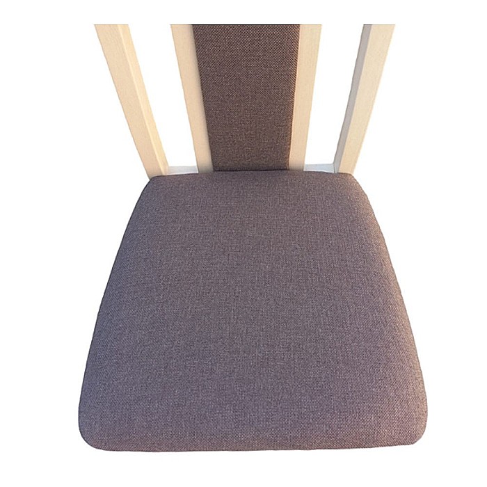 Scaun de living si bucatarie, DM7 Boston, din lemn masiv fag, tapiterie stofa, 120 kg, 96x43x40 cm, Stejar Sonoma [3]