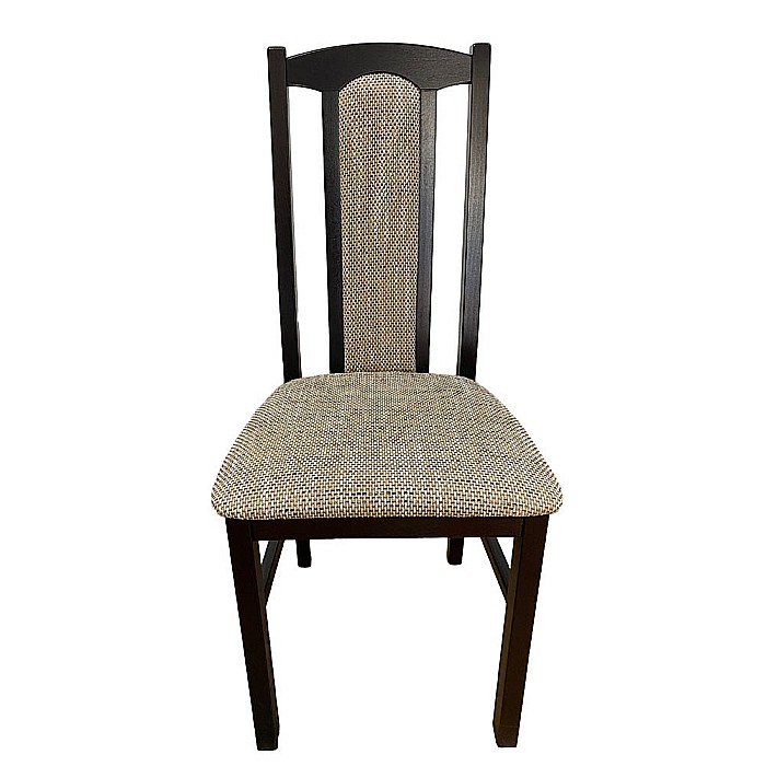 Scaun de living si bucatarie, DM7 Boston, din lemn masiv fag, tapiterie stofa, 120 kg, 96x43x40 cm, Wenge [2]