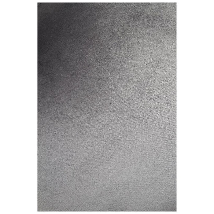Scaun de living si bucatarie, HM K379, cadru metalic cu insertii aurii, stofa velvet, 88x45x48 cm, 100 kg, Gri [4]
