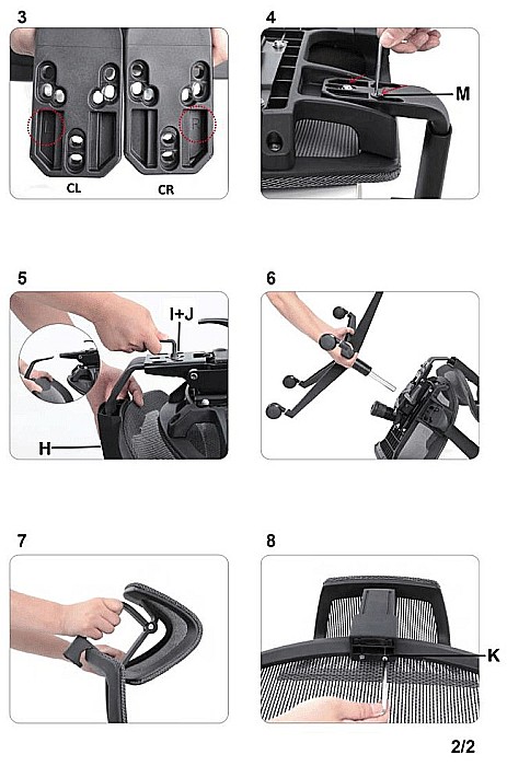 Scaun directorial cu tetiera HM Goliat [10]