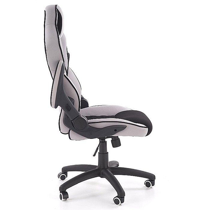 Scaun directorial ergonomic, HM Sonic, brate reglabile, mecanism de balans, baza polipropilena, rotire 360 ˚, 100 kg, negru/gri [6]