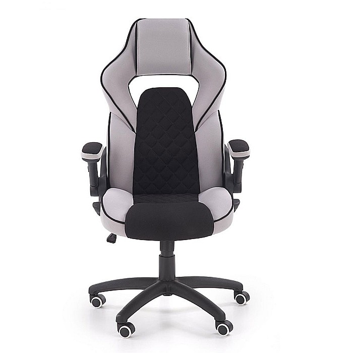 Scaun directorial ergonomic, HM Sonic, brate reglabile, mecanism de balans, baza polipropilena, rotire 360 ˚, 100 kg, negru/gri [3]