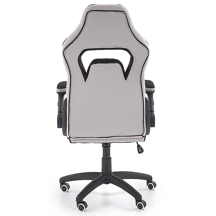 Scaun directorial ergonomic, HM Sonic, brate reglabile, mecanism de balans, baza polipropilena, rotire 360 ˚, 100 kg, negru/gri [4]