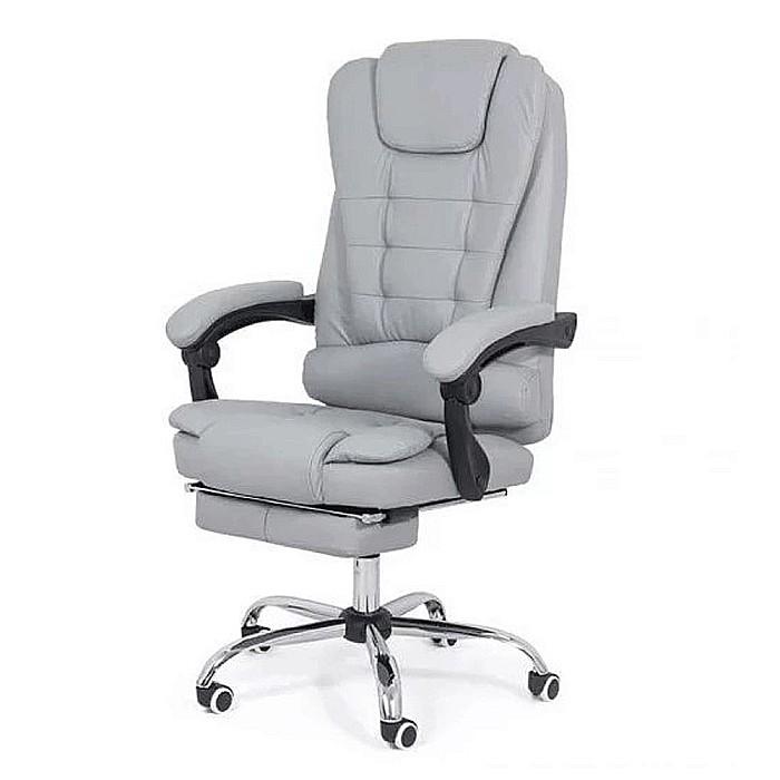 Scaun directorial ergonomic OFF 418, piele ecologica, functie recliner, suport picioare extensibil, inaltime reglabila, 120 kg [2]
