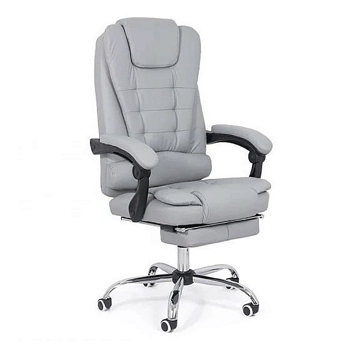 Scaun directorial ergonomic OFF 418, piele ecologica, functie recliner, suport picioare extensibil, inaltime reglabila, 120 kg [1]