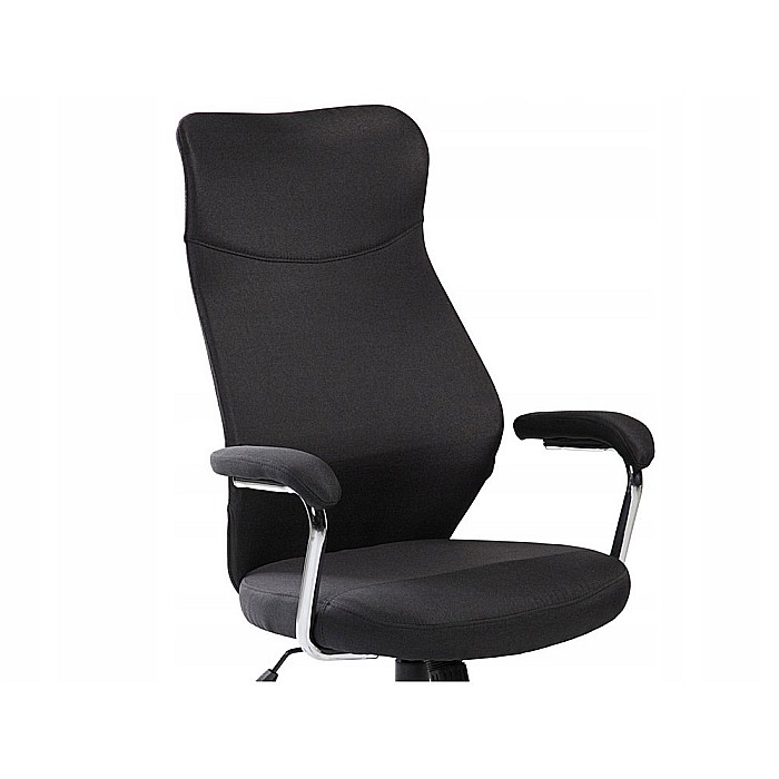 Scaun directorial ergonomic SL Q319, suport lombar, mecanism de balans, tapiterie stofa, inaltime reglabila, negru [4]