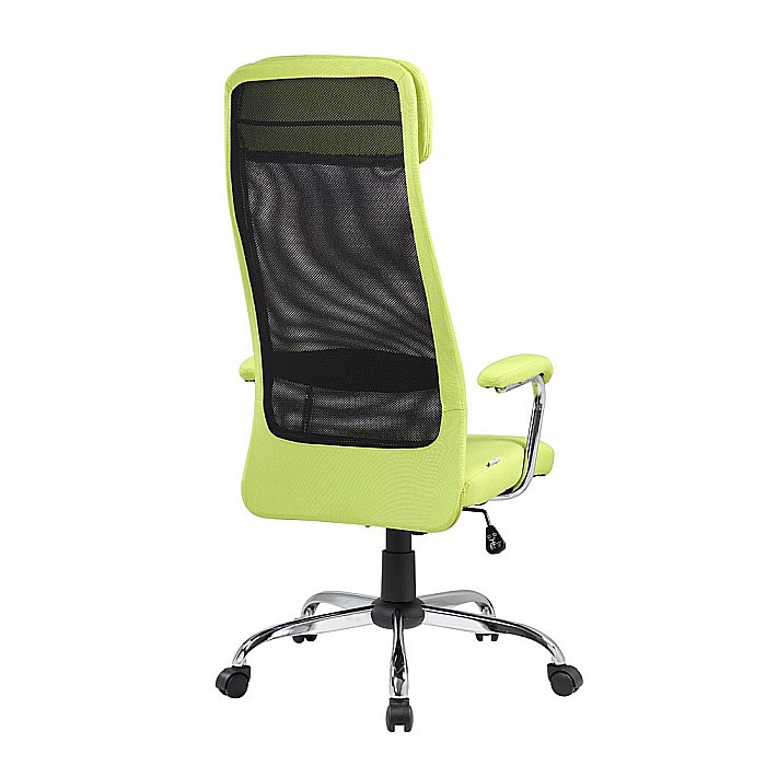 Scaun directorial GN102, mesh, mecanism balans, rotire 360°, inaltime ajustabila, 120 kg, verde [2]