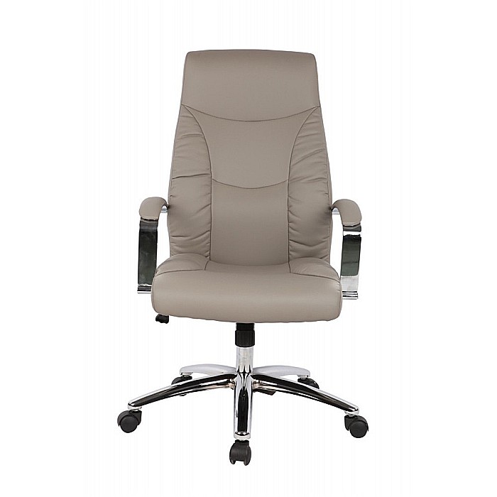 Scaun directorial GN62, piele ecologica, baza cromata, balans, inaltime ajustabila, rotativ, 120 kg [3]