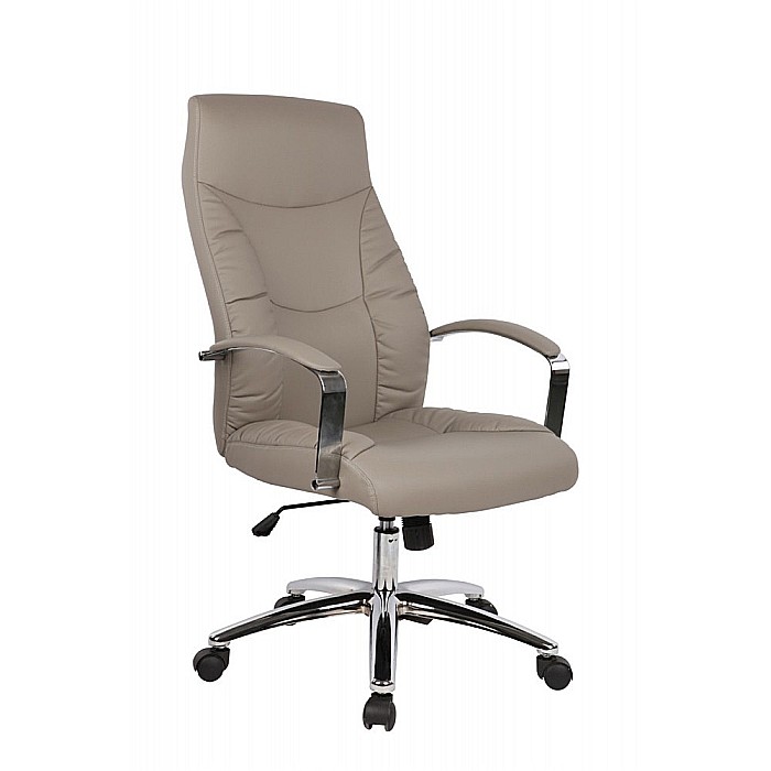 Scaun directorial GN62, piele ecologica, baza cromata, balans, inaltime ajustabila, rotativ, 120 kg [1]