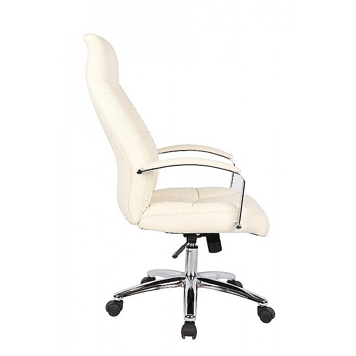 Scaun directorial GN62, piele ecologica, baza cromata, balans, inaltime ajustabila, rotativ, 120 kg [2]