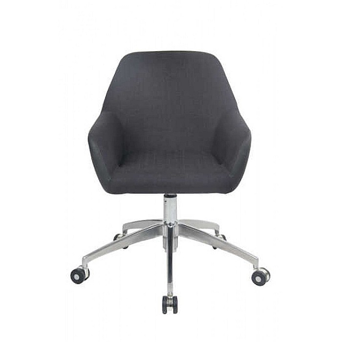 Scaun directorial GN63, piele ecologica/stofa, rotativ, baza metalica, inaltime reglabila, 100 kg [3]