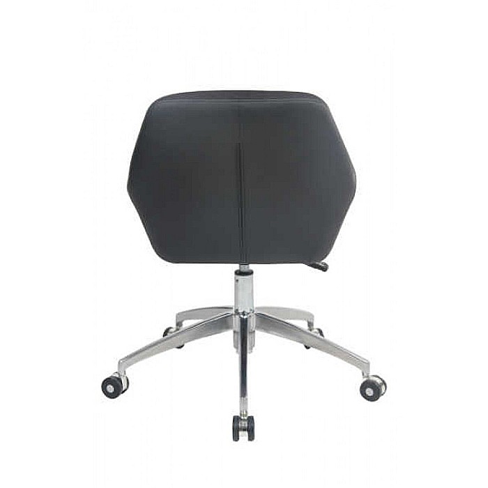 Scaun directorial GN63, piele ecologica/stofa, rotativ, baza metalica, inaltime reglabila, 100 kg [4]