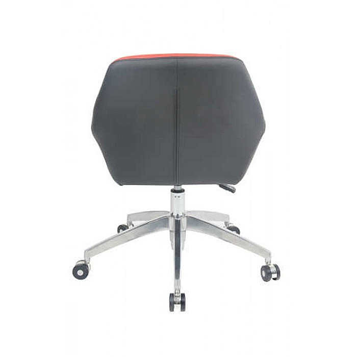 Scaun directorial GN63, piele ecologica/stofa, rotativ, baza metalica, inaltime reglabila, 100 kg [3]