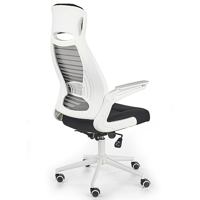 Scaun directorial HM Franklin, Mesh, Ergonomic, Inaltime ajustabila, Mecanism balansare, Mecanism Multiblock, Cu tetiera, 136 kg, 124x60x65 cm, Gri [3]