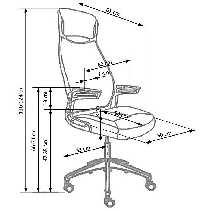 Scaun directorial HM Franklin, Mesh, Ergonomic, Inaltime ajustabila, Mecanism balansare, Mecanism Multiblock, Cu tetiera, 136 kg, 124x60x65 cm, Gri [6]