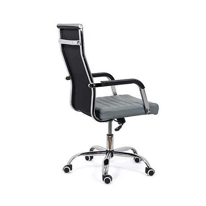 Scaun directorial OFF 319, ergonomic, piele ecologica, mecanism balans, baza cromata, 110 kg [2]